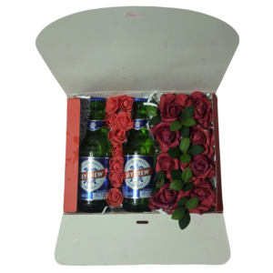 SeyBrew Artificial Flower Box