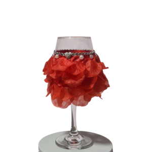 Peacock Wine Glass