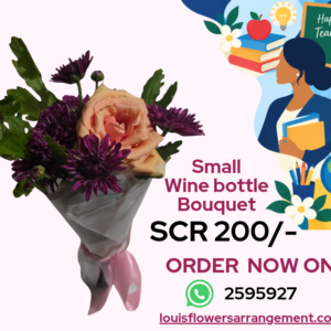 Small Wine Bottle Bouquet